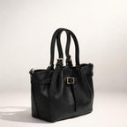 GAIA BAG SMALL NERO – Borsa in Vera Pelle Compatta ed Elegante