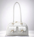 Giorgia Bag – Borsa a Spalla in Vera Pelle con Tasche Frontali