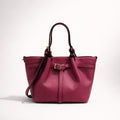 GAIA BAG SMALL FUCSIA – Borsa in Vera Pelle Compatta ed Elegante