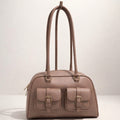 Giorgia Bag – Borsa a Spalla in Vera Pelle con Tasche Frontali