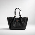 GAIA BAG SMALL NERO – Borsa in Vera Pelle Compatta ed Elegante