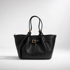 GAIA BAG SMALL NERO – Borsa in Vera Pelle Compatta ed Elegante