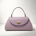 ROBERTA BAG LILLA – Borsa a Mano in Vera Pelle Elegante con Chiusura Oro