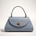 ROBERTA BAG CARTA DA ZUCCHERO  – Borsa a Mano in Vera Pelle Elegante con Chiusura Oro