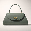 ROBERTA BAG – Borsa a Mano in Vera Pelle Elegante con Chiusura Oro