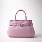 SARA BAG – Borsa in Vera Pelle Trasformabile 2 in 1 con Dettagli Oro