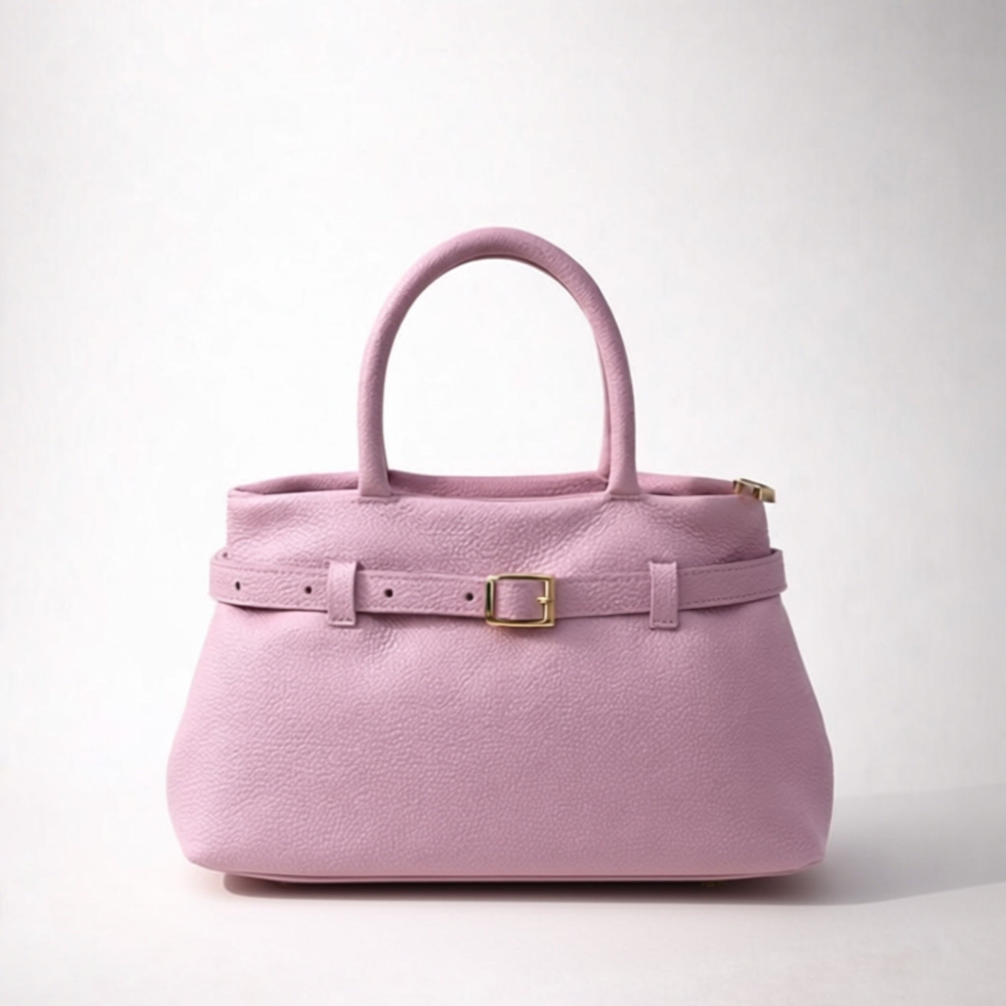SARA BAG – Borsa in Vera Pelle Trasformabile 2 in 1 con Dettagli Oro