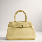 SARA BAG – Borsa in Vera Pelle Trasformabile 2 in 1 con Dettagli Oro