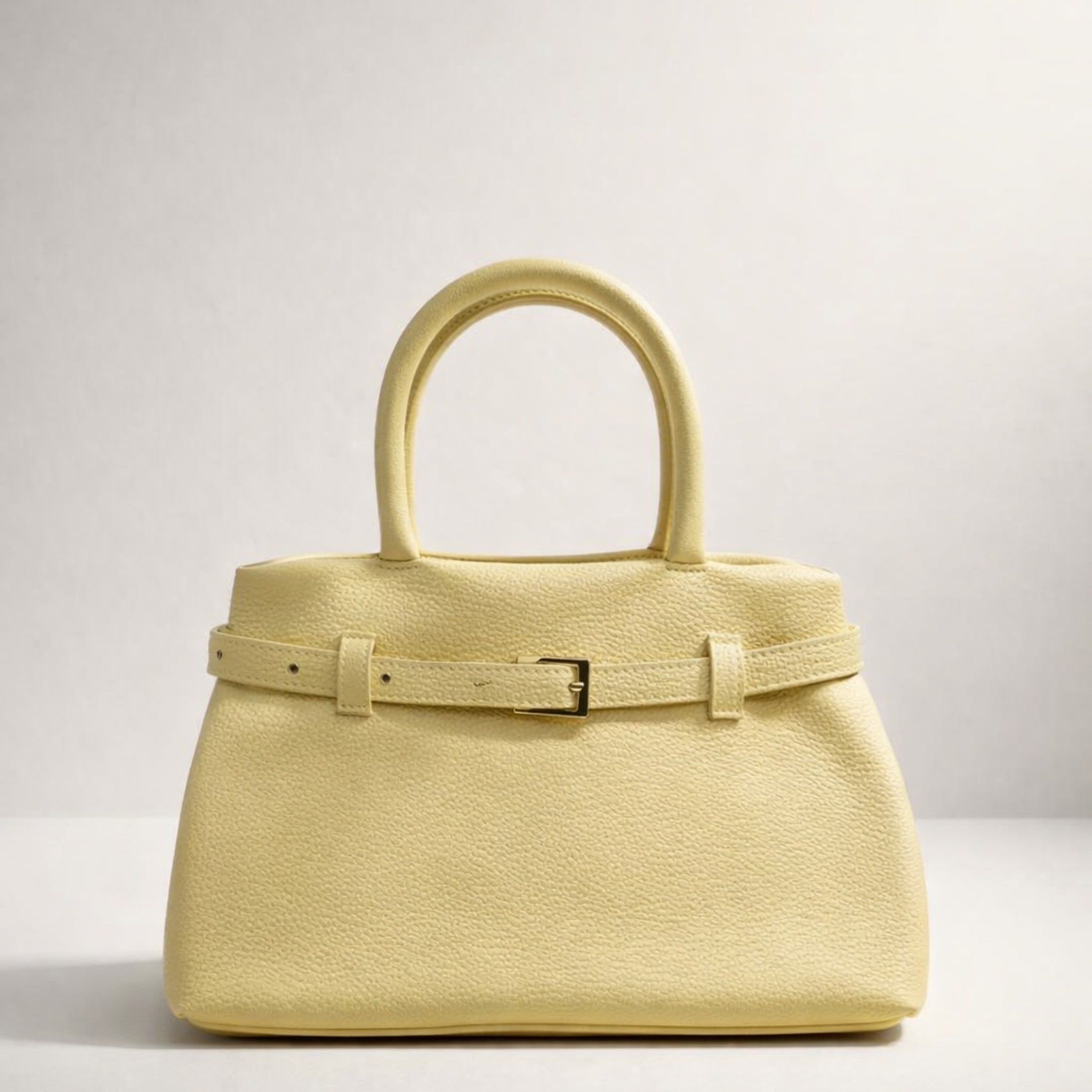 SARA BAG – Borsa in Vera Pelle Trasformabile 2 in 1 con Dettagli Oro