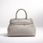 SARA BAG – Borsa in Vera Pelle Trasformabile 2 in 1 con Dettagli Oro