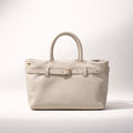 SARA BAG – Borsa in Vera Pelle Trasformabile 2 in 1 con Dettagli Oro