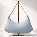 GIADA BAG CELESTE CHIARO – Borsa a Spalla in Vera Pelle Minimal Elegante