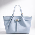 Gaia Bag Large – Borsa Grande in Vera Pelle Gialla Elegante e Capiente