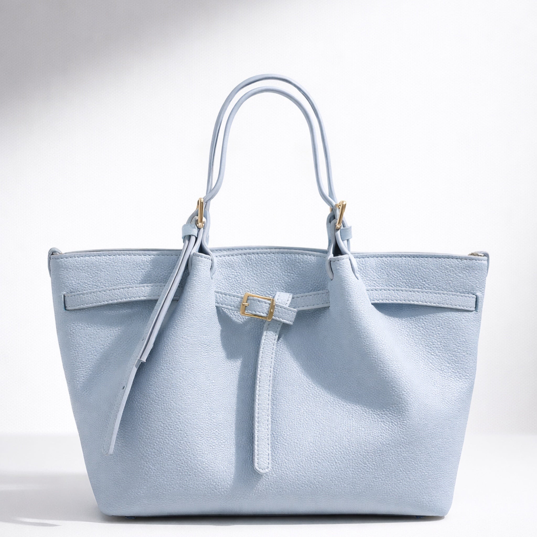 Gaia Bag Large – Borsa Grande in Vera Pelle Gialla Elegante e Capiente