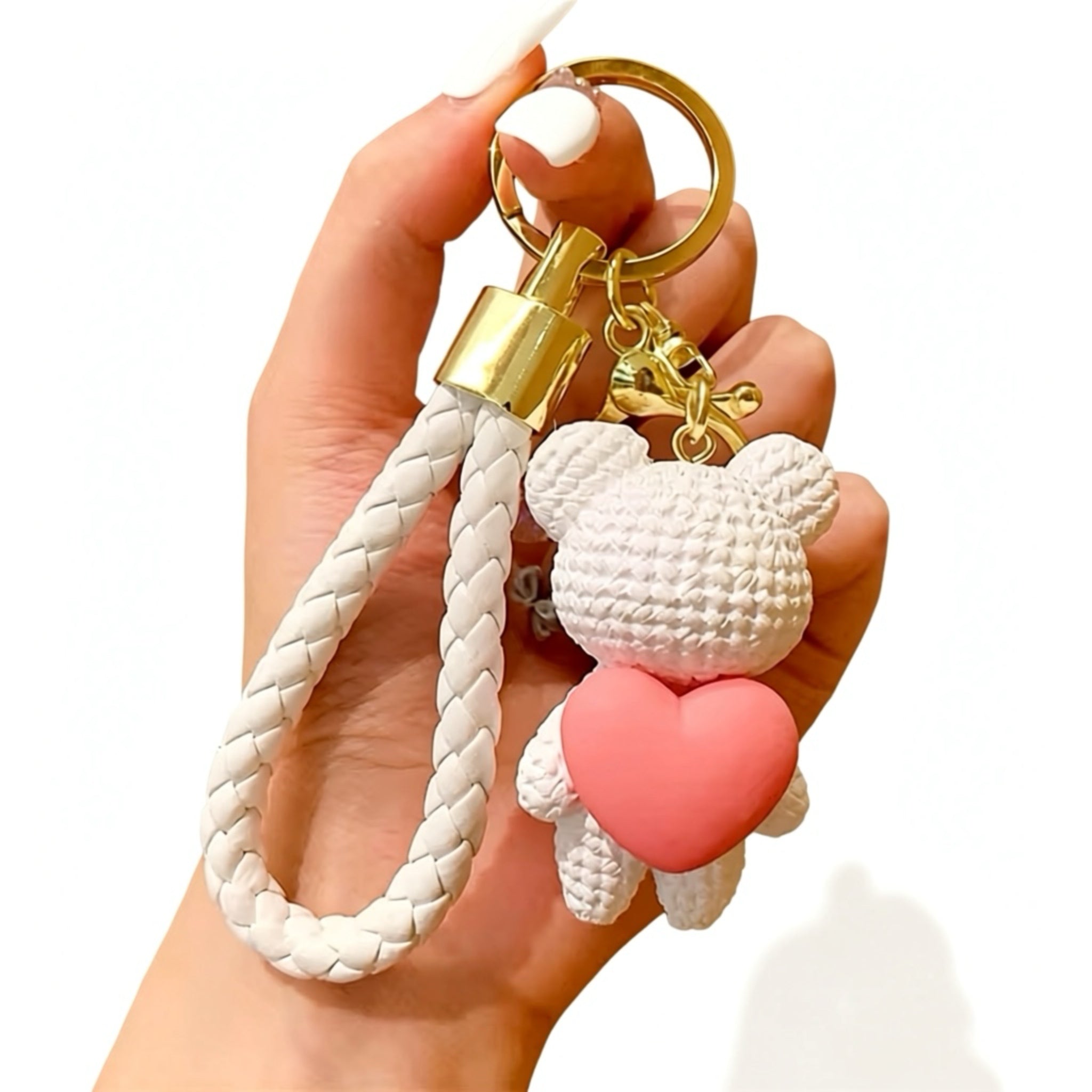 Charms orsacchiotto con cuore.